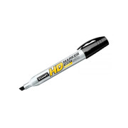 Маркер промышл. перманентный скошенный черный Luxor "Heavy Duty 850"
