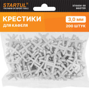 Крестики д/кафеля 3,0мм 200шт STARTUL MASTER (ST4404-30)