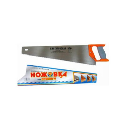 Ножовка по дер. 500мм..зуб 6,5мм ПРЕМИУМ (ООО"Ижсталь-ТНП") Ножовка по дер. 500мм..зуб 6,5мм ПРЕМИУМ (ООО"Ижсталь-ТНП")