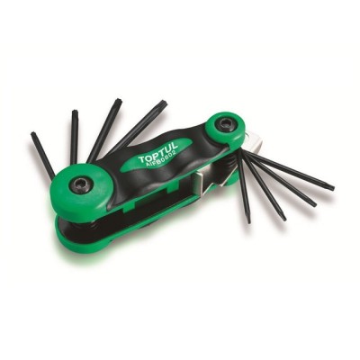 Набор ключей Torx T6-T25 8шт TOPTUL Набор ключей Torx T6-T25 8шт TOPTUL