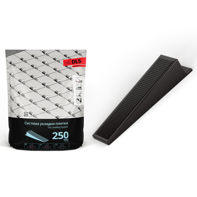 Клин для укладки плитки DLS (250 шт в уп.) системы "СВП - Система выравнивания плитки" Клин для укладки плитки DLS (250 шт в уп.) системы "СВП - Система выравнивания плитки"