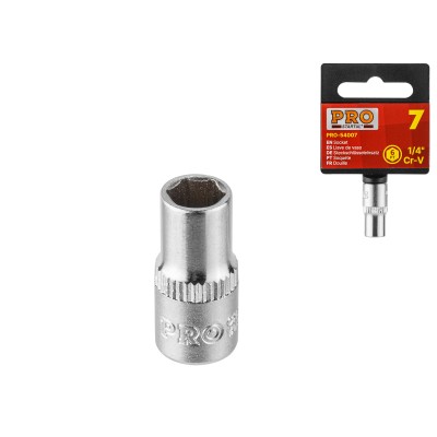 Головка 1/4" 6мм 6гр. PRO STARTUL (PRO-54006) Головка 1/4" 6мм 6гр. PRO STARTUL (PRO-54006)