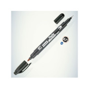 Маркер промышл. перманентный фетровый двухсторонний черный LUXOR 150