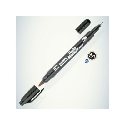 Маркер промышл. перманентный фетровый двухсторонний черный LUXOR 150 Маркер промышл. перманентный фетровый двухсторонний черный LUXOR 150