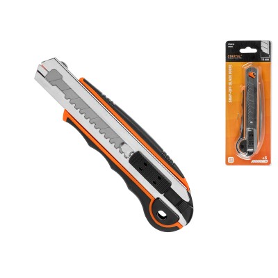 Нож пистолетный с выдвижным лезвием 18мм + 5 лезвий STARTUL PROFI (ST0939) Нож пистолетный с выдвижным лезвием 18мм + 5 лезвий STARTUL PROFI (ST0939)