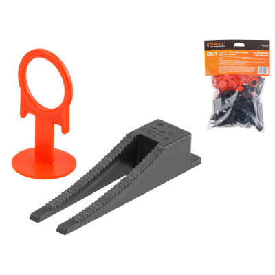 Система выравнивания плитки СВП 1,5мм (зажим 40шт+клин 40шт) STARTUL MASTER (ST4401-40) Система выравнивания плитки СВП 1,5мм (зажим 40шт+клин 40шт) STARTUL MASTER (ST4401-40)