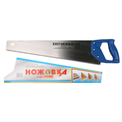 Ножовка по дер. 500мм зуб 6,5мм ЛЮКС (ООО"Ижсталь-ТНП") Ножовка по дер. 500мм зуб 6,5мм ЛЮКС (ООО"Ижсталь-ТНП")
