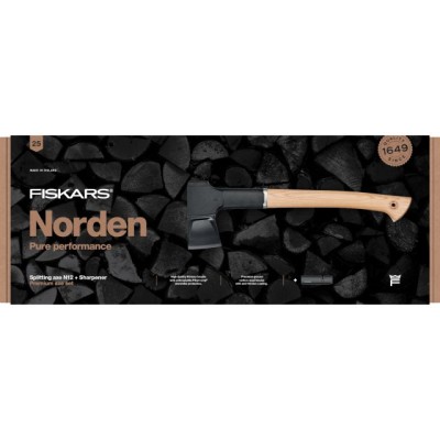 Топор-колун Norden N12 FISKARS+точилка (комплект) Топор-колун Norden N12 FISKARS+точилка (комплект)