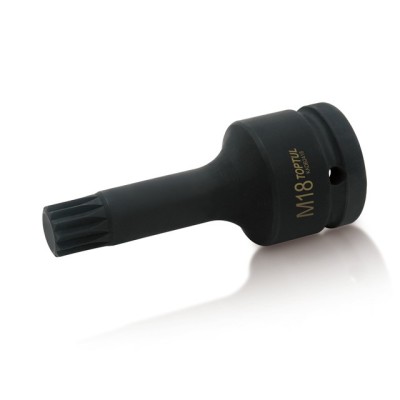 Головка ударн. 3/4" 105мм SPLINE M18 TOPTUL Головка ударн. 3/4" 105мм SPLINE M18 TOPTUL