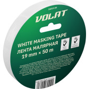 Лента малярная 19ммх50м белая ВОЛАТ