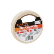 Лента малярная 19ммх25м STARTUL PROFI (ST9054-19-25), белая