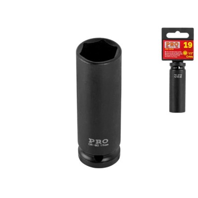 Головка ударная тонкост. 1/2" 19мм 6гр. глубокая PRO STARTUL (PRO-32119) Головка ударная тонкост. 1/2" 19мм 6гр. глубокая PRO STARTUL (PRO-32119)