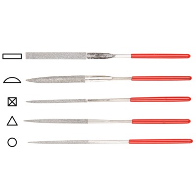 Набор надфилей алмазных 140х50х3мм 5шт. STARTUL PROFI (ST4046-5) Набор надфилей алмазных 140х50х3мм 5шт. STARTUL PROFI (ST4046-5)