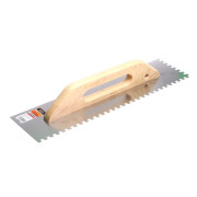 Гладилка швейц.нерж.с дер.ручкой 126х480мм зуб 10x10мм STARTUL MASTER (ST1056-10)