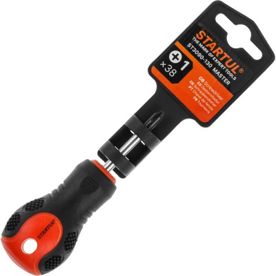 Отвертка "+" №1 38мм PH STARTUL MASTER (ST3090-130) Отвертка "+" №1 38мм PH STARTUL MASTER (ST3090-130)