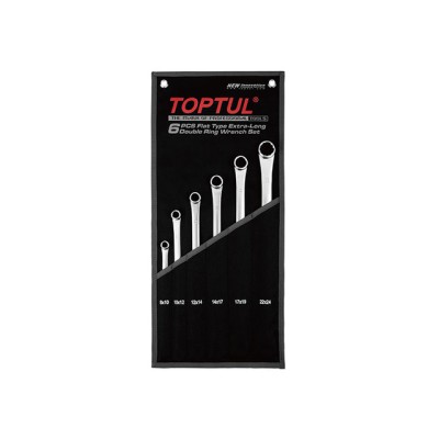 Набор ключей накидн. 8-24мм EXTRA LONG 6шт TOPTUL Набор ключей накидн. 8-24мм EXTRA LONG 6шт TOPTUL
