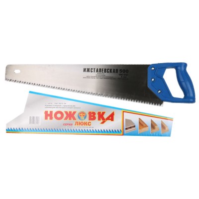 Ножовка по дер. 500мм зуб 8мм ЛЮКС (ООО"Ижсталь-ТНП") Ножовка по дер. 500мм зуб 8мм ЛЮКС (ООО"Ижсталь-ТНП")