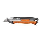 Нож с выдвижным, сменным лезвием18мм CarbonMax FISKARS