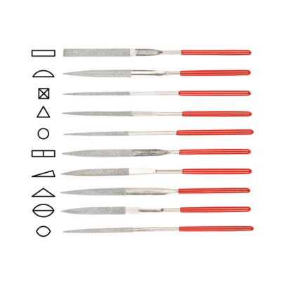 Набор надфилей алмазных 140х50х3мм 10шт. STARTUL PROFI (ST4046-10) Набор надфилей алмазных 140х50х3мм 10шт. STARTUL PROFI (ST4046-10)