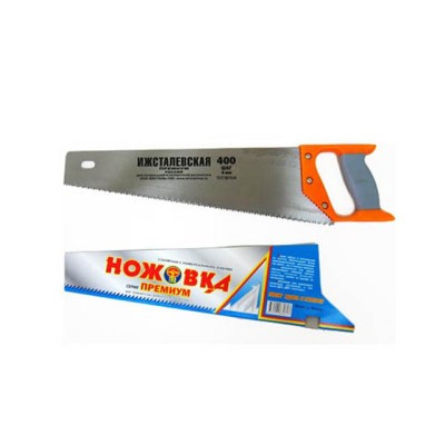 Ножовка по дер. 400мм..зуб 5мм ПРЕМИУМ (ООО"Ижсталь-ТНП") Ножовка по дер. 400мм..зуб 5мм ПРЕМИУМ (ООО"Ижсталь-ТНП")