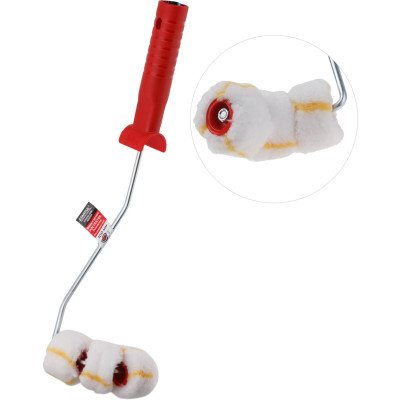 Валик "POLYESTER" 100мм с ручкой 6мм для покраски труб STARTUL MASTER Валик "POLYESTER" 100мм с ручкой 6мм для покраски труб STARTUL MASTER