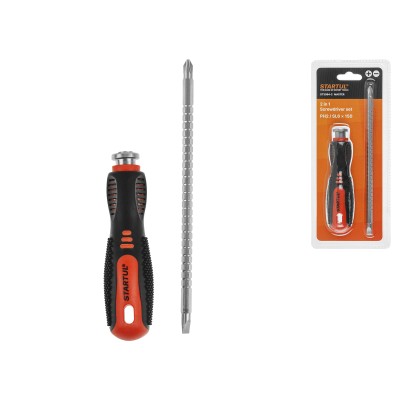 Отвертка 2-в-1 PH2/SL6 150мм STARTUL MASTER (ST3094-2) Отвертка 2-в-1 PH2/SL6 150мм STARTUL MASTER (ST3094-2)