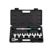 Ключ динамометрич. 10-80 Н/м 1/2" + рожковые насадки 17-29мм TOPTUL