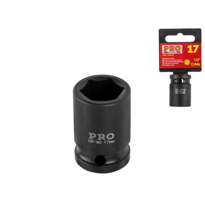 Головка ударная 1/2" 17мм 6гр. PRO STARTUL (PRO-30017) Головка ударная 1/2" 17мм 6гр. PRO STARTUL (PRO-30017)