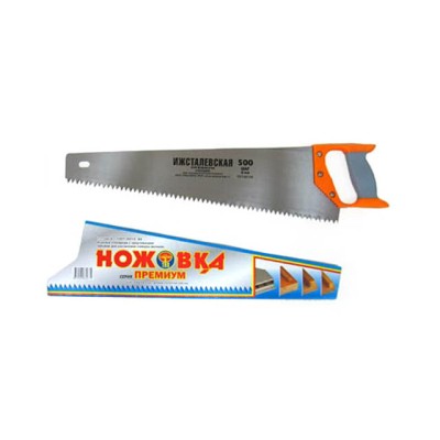 Ножовка по дер. 500мм..зуб 8мм ПРЕМИУМ (ООО"Ижсталь-ТНП") Ножовка по дер. 500мм..зуб 8мм ПРЕМИУМ (ООО"Ижсталь-ТНП")