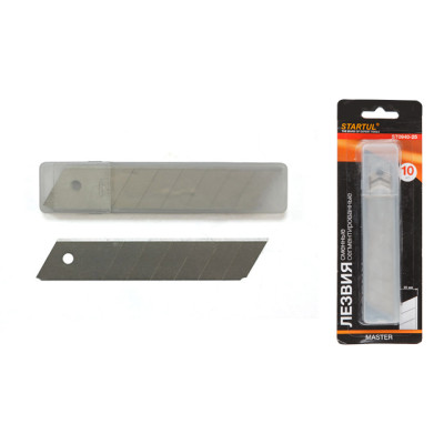 Лезвия сменные сегментированные 25мм 10шт STARTUL MASTER (ST0940-25) Лезвия сменные сегментированные 25мм 10шт STARTUL MASTER (ST0940-25)