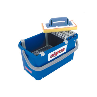 Ванночка для мытья керамики SIGMA (56х29х30см, 3 ролика, колеса, рукоятка, губка 30х14х3см) Ванночка для мытья керамики SIGMA (56х29х30см, 3 ролика, колеса, рукоятка, губка 30х14х3см)