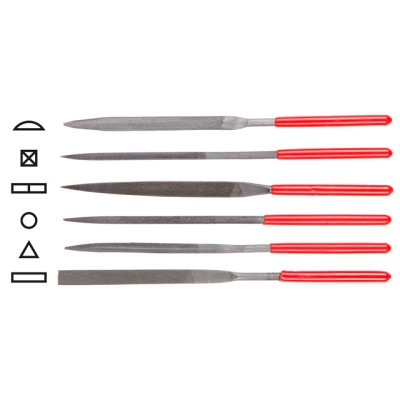 Набор надфилей 160х4мм 6шт. STARTUL MASTER (ST4047-6) Набор надфилей 160х4мм 6шт. STARTUL MASTER (ST4047-6)