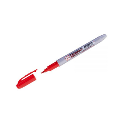 Маркер перманентный Crown "Multi Marker Super Slim" красный, пулевидный Маркер перманентный Crown "Multi Marker Super Slim" красный, пулевидный