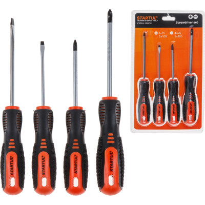 Набор отверток 4шт STARTUL MASTER (ST3093-4) Набор отверток 4шт STARTUL MASTER (ST3093-4)