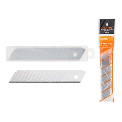 Лезвия сменные многосегментные 18мм 10шт STARTUL MASTER (ST0941-18) Лезвия сменные многосегментные 18мм 10шт STARTUL MASTER (ST0941-18)