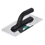 Гладилка нерж. 130х270мм зуб 10х10мм ВОЛАТ