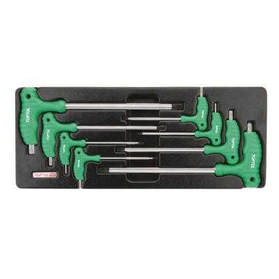 Набор-сет ключей L-Type Torx Т10-Т50 8шт 434х176мм TOPTUL Набор-сет ключей L-Type Torx Т10-Т50 8шт 434х176мм TOPTUL