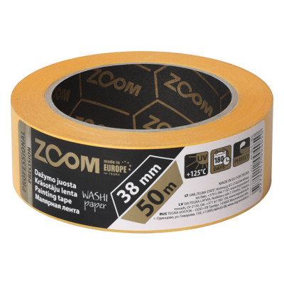 Лента малярная профессиональная 38ммх50м PRECISION.ZOOM Лента малярная профессиональная 38ммх50м PRECISION.ZOOM