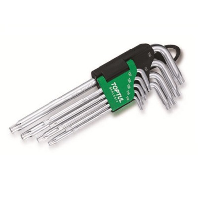 Набор ключей Torx T10-Т50 9шт длинных TOPTUL Набор ключей Torx T10-Т50 9шт длинных TOPTUL