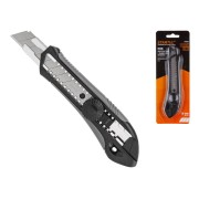 Нож пистолетный с выдвижным лезвием 18мм BLACK LINE STARTUL (ST0924)