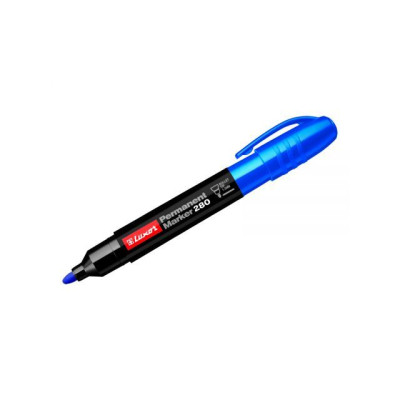 Маркер перманентный пулевидный синий LUXOR 280 Маркер перманентный пулевидный синий LUXOR 280