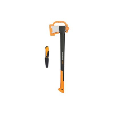 Топор-колун X21 FISKARS + нож универсальный (комплект) Топор-колун X21 FISKARS + нож универсальный (комплект)