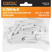 Клин д/каф. плитки большой 38х8х7мм 100шт STARTUL MASTER (ST4402-38)
