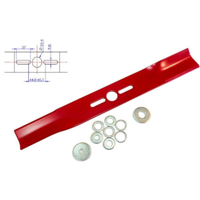 Нож для газонокосилки 50,8 см прям. универсальный Нож для газонокосилки 50,8 см прям. универсальный