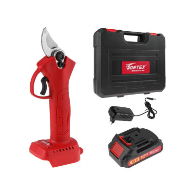 Аккум. секатор WORTEX CBS 2535 ALL1 XLT в чем. БЕСЩЕТ., 18 В, ветки до 25 мм, 1х1.5 А*ч Аккум. секатор WORTEX CBS 2535 ALL1 XLT в чем. БЕСЩЕТ., 18 В, ветки до 25 мм, 1х1.5 А*ч