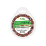 Леска ф 2.0 мм х 15 м витой квадрат сеч. ALULON TWIST STARTUL GARDEN