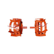 Грунтозацепы (комплект) ф 350/270 мм, шир. 160 мм, 6-гр. втулка 23 мм, 3 обруча ВРМЗ