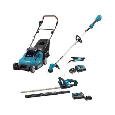 Комплект газонокосилка аккум. MAKITA LXT DLM382Z + DUH606RF+ DUR192LSF Комплект газонокосилка аккум. MAKITA LXT DLM382Z + DUH606RF+ DUR192LSF