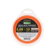 Леска ф 2.0 мм х 15 м кругл. сеч. DUAL-CUT STARTUL GARDEN
