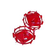 Грунтозацепы (комплект) ф 340/300 мм, шир. 90 мм, 6-гр. втулка 23 мм, 2 обруча ВРМЗ